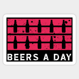 Beers a day Magnet